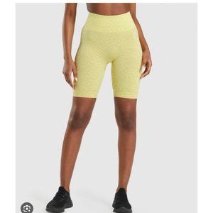 Gymshark women Seamless biker shorts size S green sport